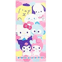 Amazon｜[サンリオ] キャラクター バスタオル 約60x120cm 綿100％ ((D
